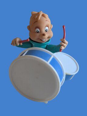 10/$25 Vintage 1991 KFC Alvin and the Chipmunks Theodore PVC Figure